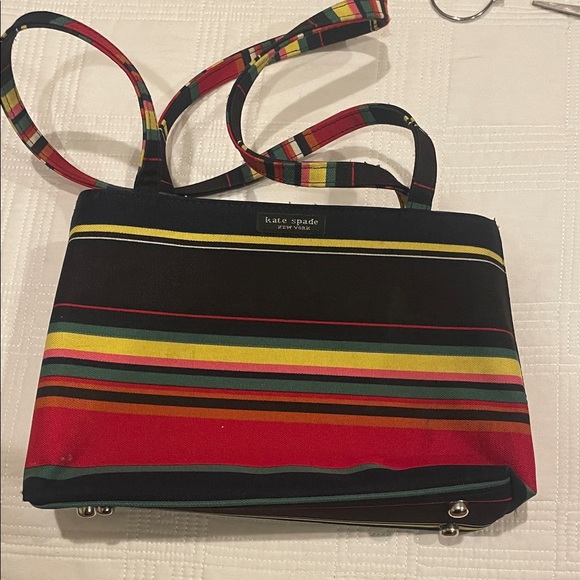 kate spade Handbags - Vintage Kate Spade Colorful Striped Shoulder Bag (cl)